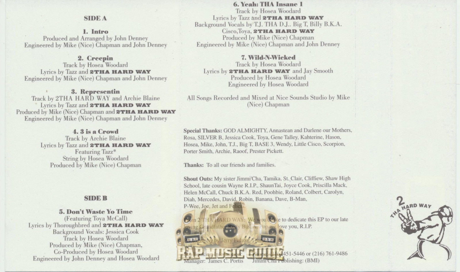 洋楽 G-RAP 2 THA HARD WAY - REPRESENTIN 2 Tha Hard Way - Representin: Cassette Tape | Rap Music Guide